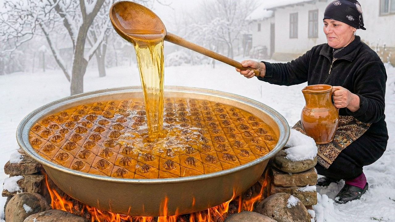 Секретная азербайджанская пахлава с грецкими орехами от бабушки | Традиционный рецепт ручной работы