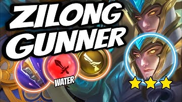 HYPER ZILONG 6 GUNNER 6 WM !! ATK SPEED DAMAGE !! MAGIC CHESS MOBILE LEGENDS