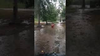 Mandi Hujan Di Kampung Halaman