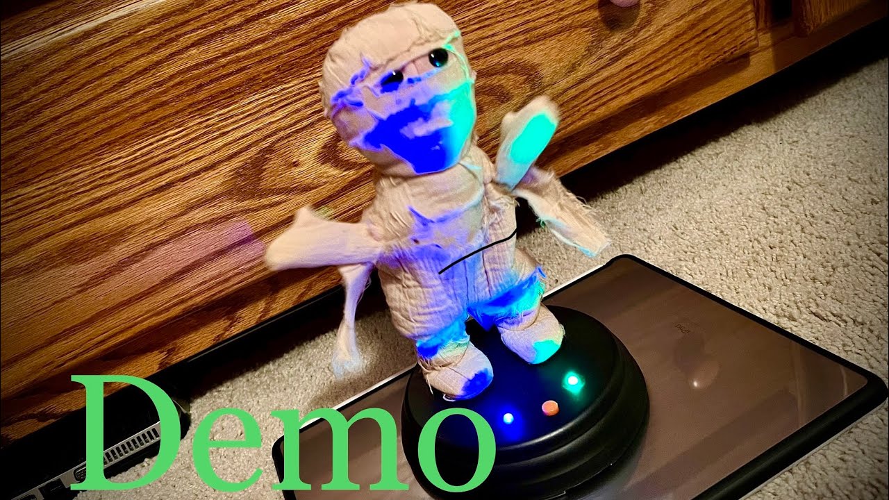 Gemmy Grave Raver Mummy (2 Days Until Halloween) - YouTube