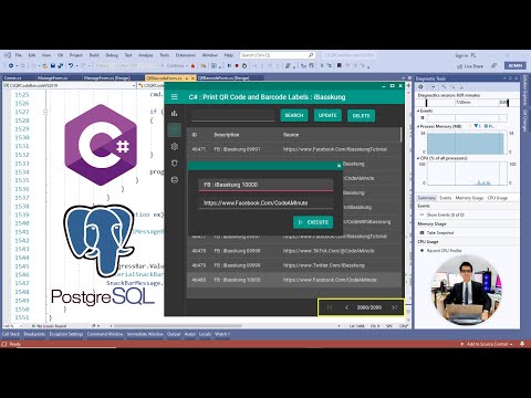 C# PostgreSQL Online : Inserting random data from Array of 10,000 records!