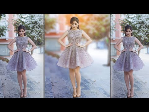 Photoshop Portrait Tutorials : blur background in Photoshop cc soft light effect