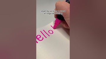 easy hand lettering tutorial (NO CURSIVE) ✨💕🤍
