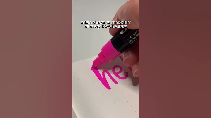 easy hand lettering tutorial (NO CURSIVE) ✨💕🤍