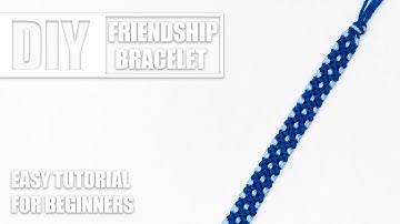 Dot Diamond Macrame Friendship Bracelets | Easy Tutorial for Beginners