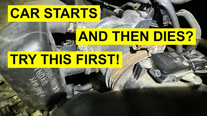 Car Starts And Then Dies Right Away? - Try This Easy Fix