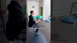 How To: Isometric Squat with Band Row | Lucky13Fitness | Personal Trainer Burlington