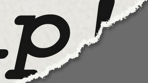 Photoshop Tutorial: How to Make TORN or RIPPED PAPER Effect from Scratch.