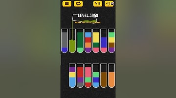 Water sort puzzle level 3959
