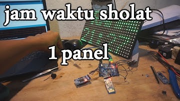JWS JADWAL WAKTU SHOLAT 1 PANEL BLooToTH  ARDUINO