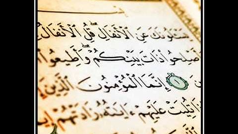 فضيلة الشيخ ابراهيم عبد العزيز تلاوة روعه ونادرة سورة الانفال