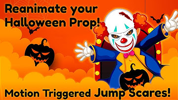Re-Animate your Halloween Prop to do a Motion Sensed Jumpscare! DIY Halloween Decoration Trigger