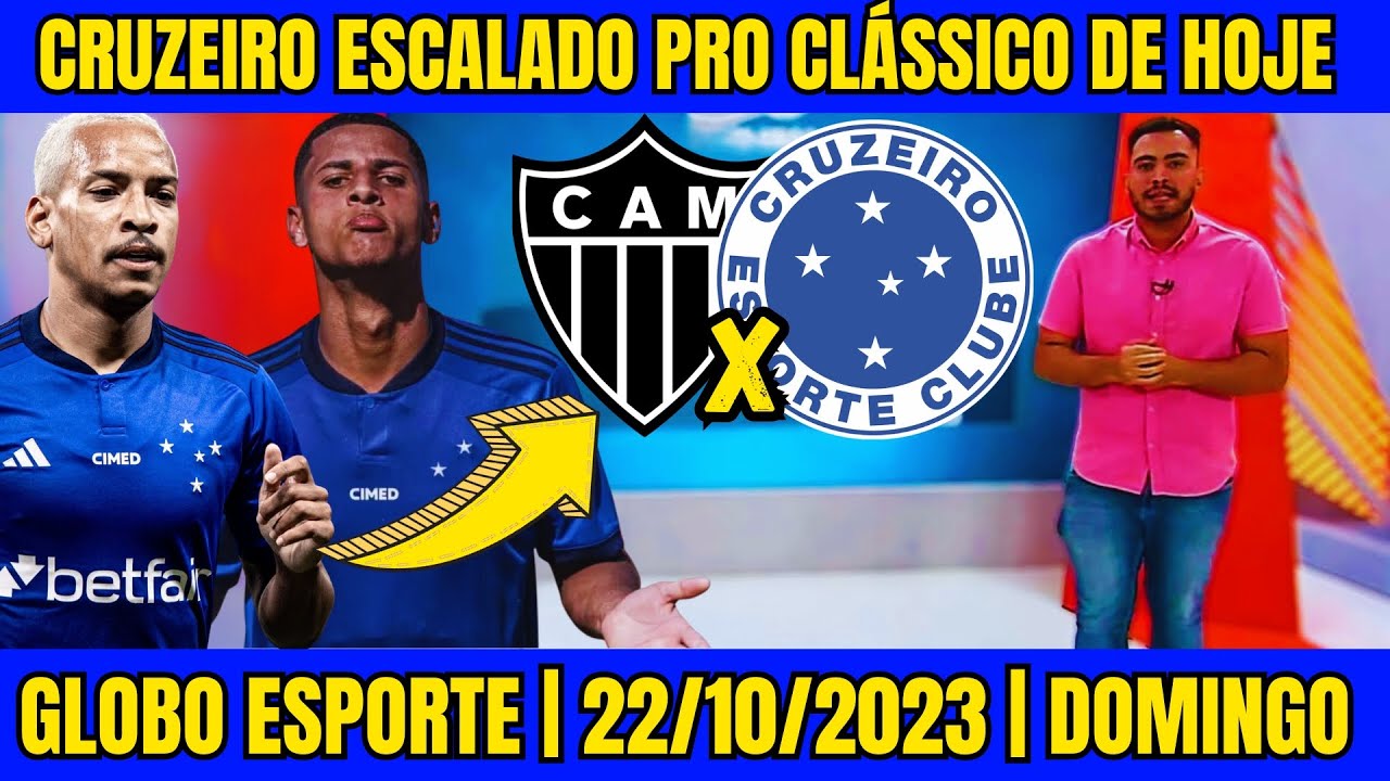 CRUZEIRO ESCALADO PRO CLÁSSICO! FERNANDO VAI JOGAR? GLOBO ESPORTE MG # cruzeiro X atletico 