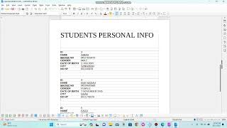 Part 4 DATABASE: Creating a Report using Libreoffice Base