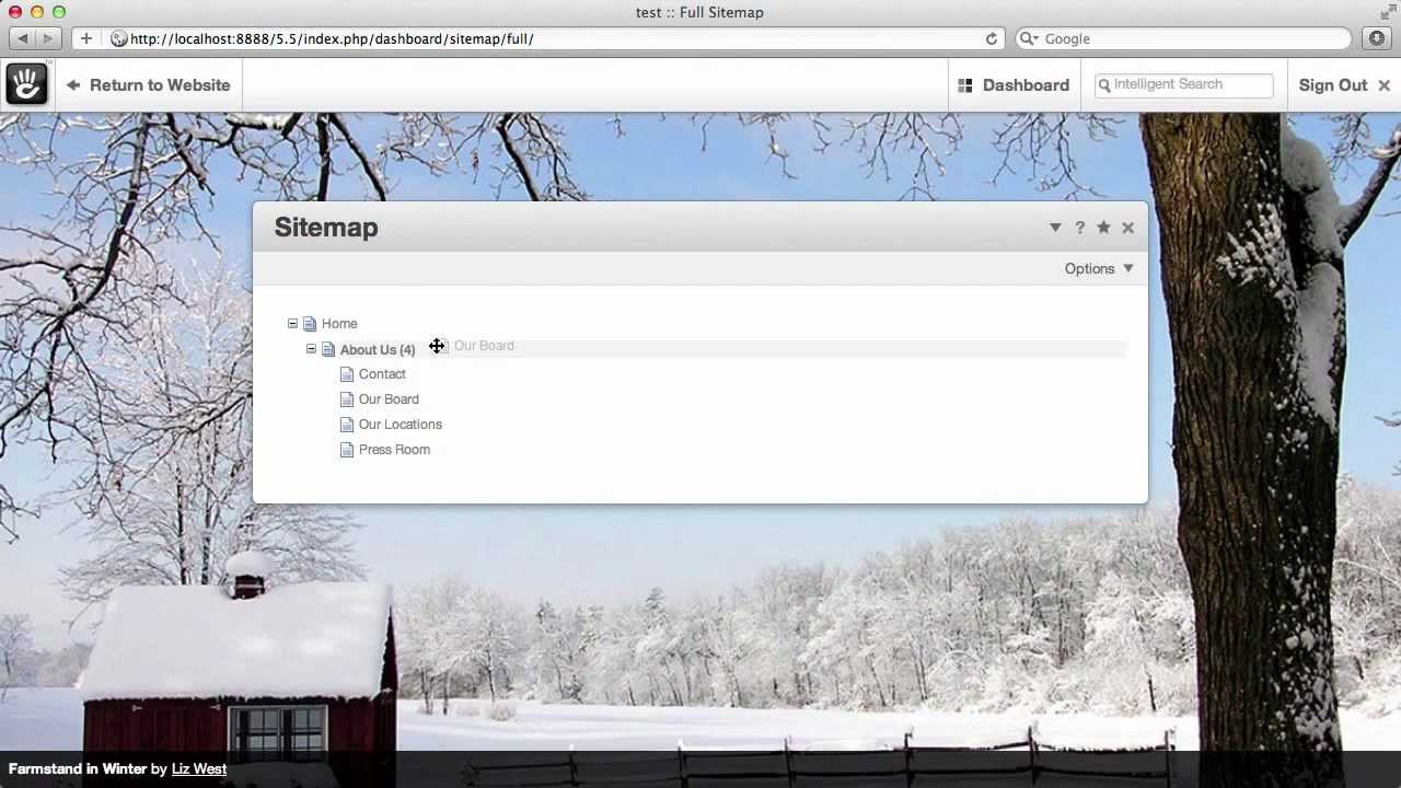 Adding pages - Getting started with concrete5.5 - YouTube