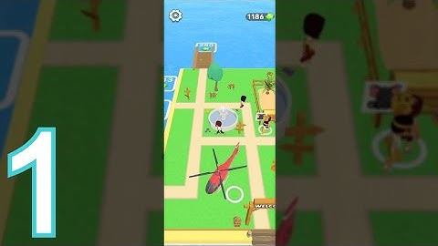 Zoo Island Gameplay Walkthrough Part 1 - Starting  a  new zoo with Lion king (iOS/Android)