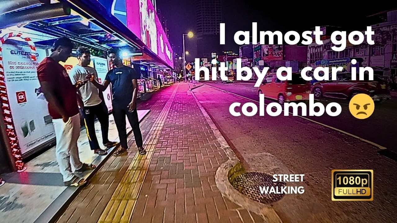 Christmas Season Night Walk in Colombo | 1080p |