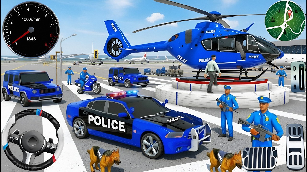 US Police Car Chase Simulator 3D Game - Real Cop Cars Driving Simulator ...
