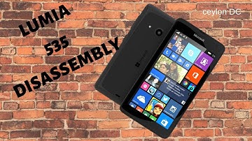 How to Disassembly Microsoft Lumia 535