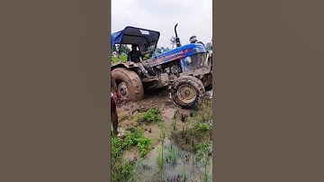 Powertrac stuck in mud 🔥🔥#shorts #trending #viral #tractorlover #powertrac