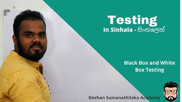 Blackbox & White Box Testing in Sinahala|| System Testing || AL ICT Undergraduate SE CS