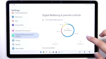 LENOVO Tab P11 Pro – How to Check Total Screen Time