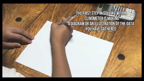 Making, Using and Solving with a Clinometer