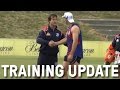 Senior players return to training Senior players return to training