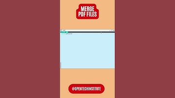 Combine PDF files; merge multiple PDF files offline into one #pdf #pdfhowto #shorts #shortsfeed