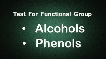 Test for Functional Group ALCOHOLS & PHENOLS Experiment Edunovus Online Smart Practicals
