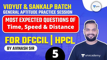 Most Expected Questions of Time, Speed & Distance for DFCCIL, HPCL | L - 5 | Trick/Shortcut