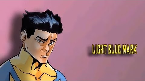 LIGHT BLUE MARK - Invincible War - New cómic animation - Variants - (Scenepack in 4K)