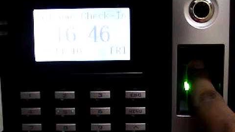 Fingerprint Attendance System S10 - Fingerprint Detection