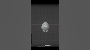 Modeling cute 3d character | 3d modeling for beginners | Blender tutorials #shorts