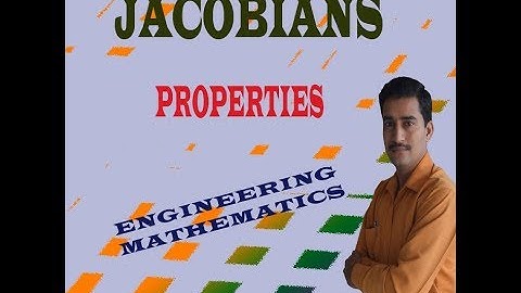 ENGINEERING MATHS 1 JACOBIANS PROPERTIES || ADDITIONAL MATHS 1 JACOBIANS