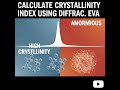 Crystallinity index using EVA.BRUKER (English)