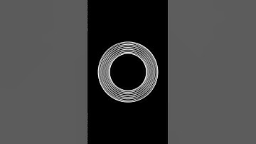 Planet Orbit donut (惑星の軌道 ドーナツ) (Digital Art) (p5.js) #shorts