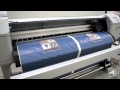 Digital printing flag machine