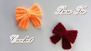 : Crochet Bow Tie | Step by Step Tutorial