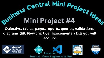 mini projects in business central | business central mini project | mini project #ideas #4 | #d365