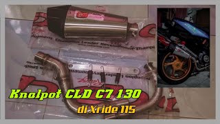 KNALPOT CLD C7 DI YAMAHA X RIDE | #PROJECT X RIDE