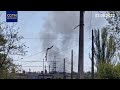 #ДневникМаслака CGTN: Столб дыма поднимается над «Азовсталью» в Мариуполе