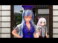 【東方MMD】慧音先生の休日