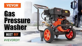 VEVOR Gas Pressure Washer, for Cleaning Cars, Homes, Driveways, Patios