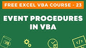 Free Excel VBA Course - YouTube