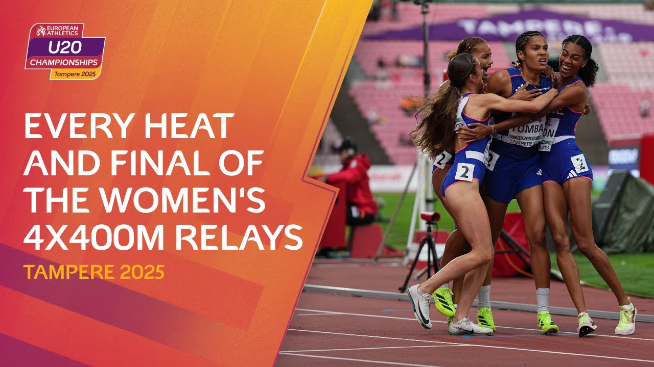 EVERY Heat and Final of the Women's 4x400m Relays | Tampere 2025