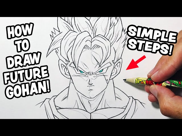 How To Draw Anime: Beast Gohan! - Step By Step Tutorial!, Yair Sasson Art