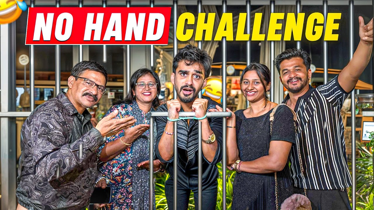 No Hand Dinner Challenge 🥲ಕಷ್ಟ | Samsameer_insta