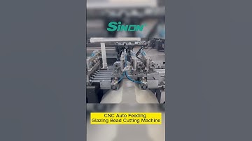 CNC Automatic Remote Glazing Bead Cutting saw Auto Feeding for PVC windows and doors China Sinon