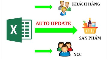 Tự động cập nhật dữ liệu giữa các sheet excel